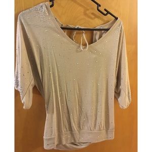 Buckle Boutique Studded Open-back Top small